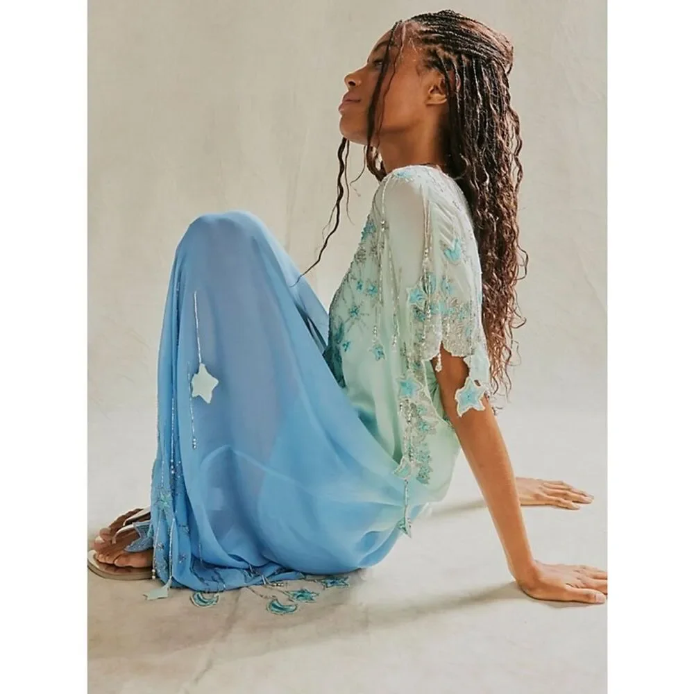 Free People Esme Embellished Maxi Dress